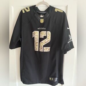 Seattle Seahawks 12th man Salute to Service Jersey